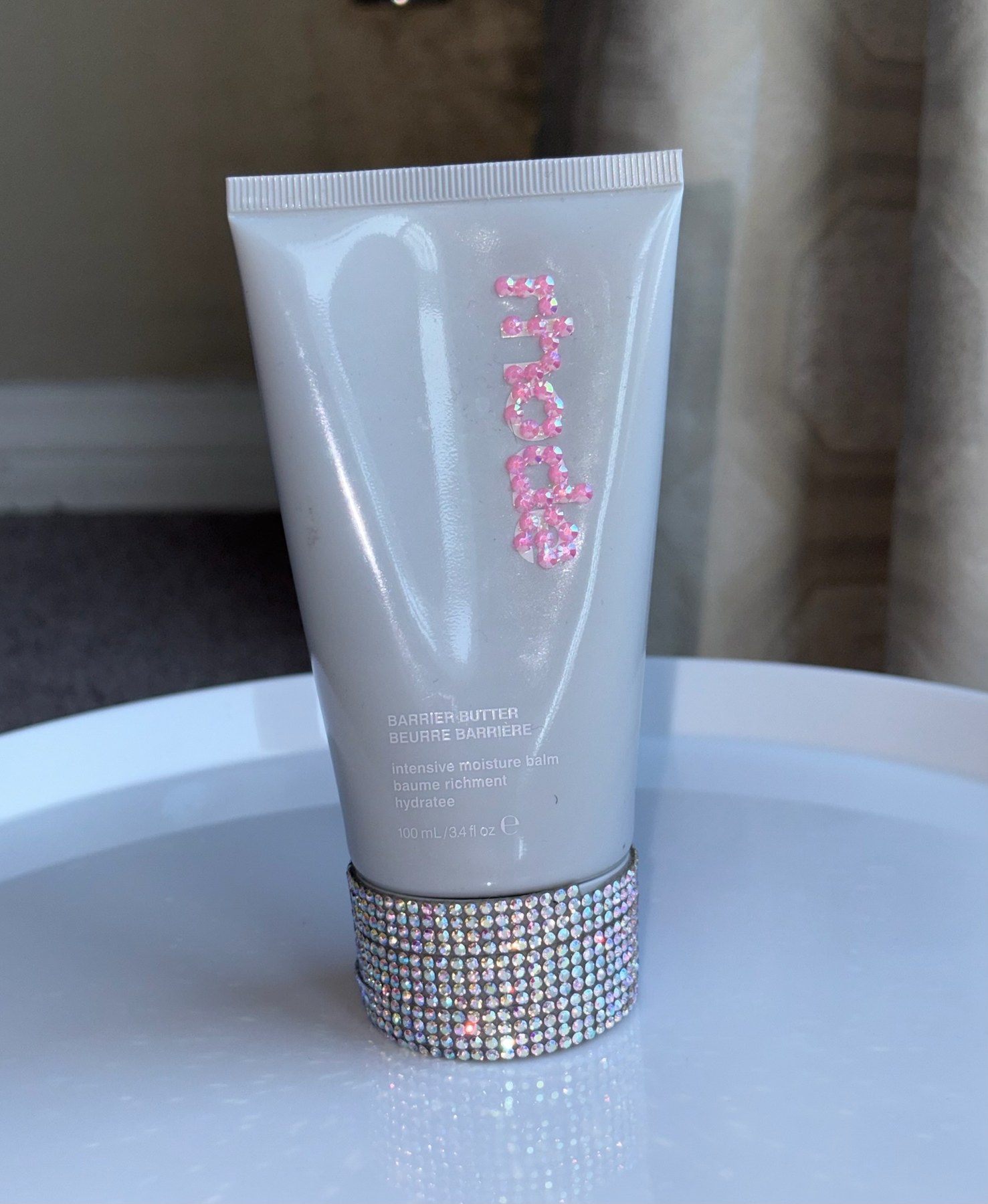 Bedazzled Neutrogena skincare jar by Stel
